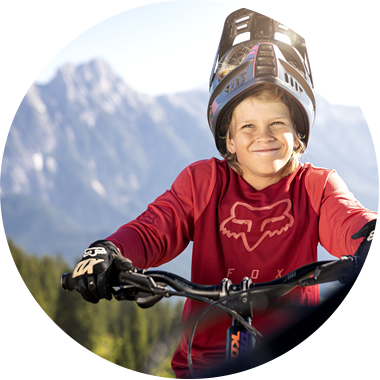 Kind bei Biken © SAALFELDEN LEOGANG-STEINBERGLINE BY FOX-C-KLEMENSKOENIG