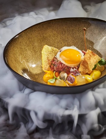 Gericht im Hauptrestaurant 